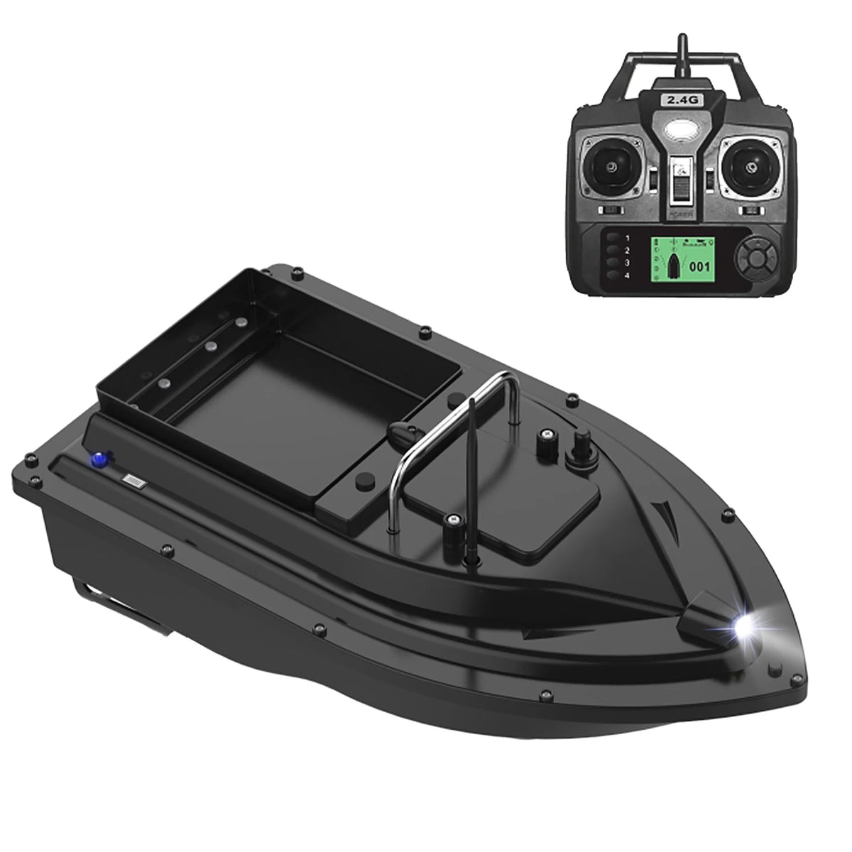 D16E GPS Bait Boat with Large Bait Hopper & Auto-Return