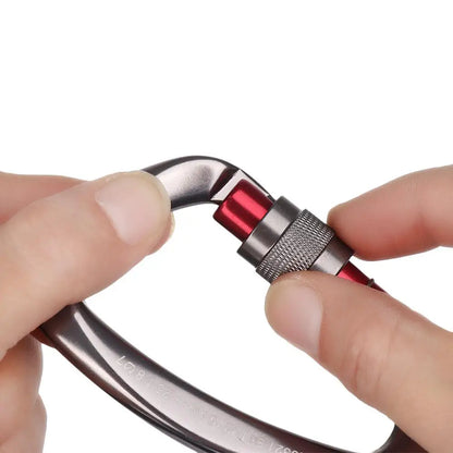 Quality Aluminum Security Master Lock Accessories Mountaineering Protective Equipment Professional Carabiner Climbing Key Hooks