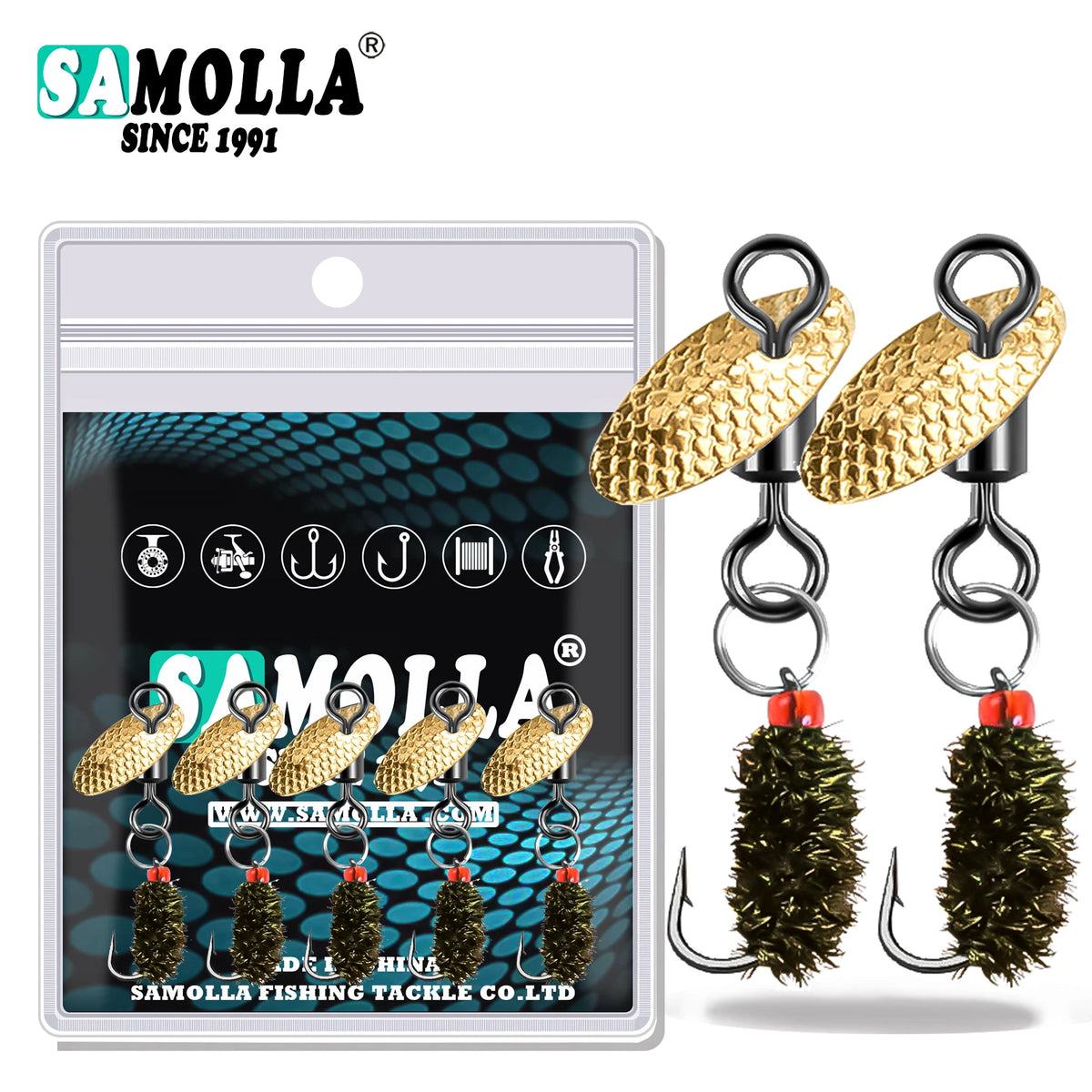 Spinner Scud Flies for Trout (5 Pack)
