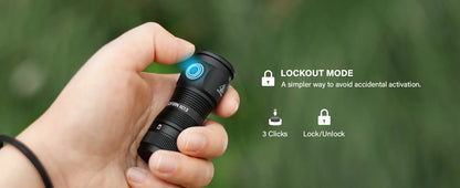 Sofirn Mini SC13 SST40 LED 1300lm Tactical 18350 Rechargeable Flashlight 6000K Keychain Light with Magnetic