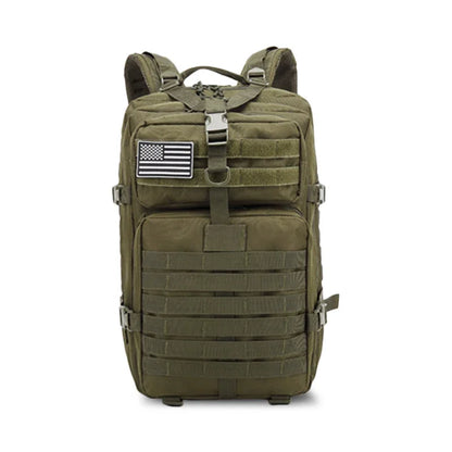 2Q-50L Tactical Backpack Men's Travel Large Capacity Rucksacks Men Waterproof Outdoor 1Sports Multi-functional Bags