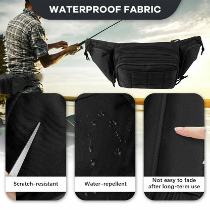 Outdoor Mountaineering Leisure Waist Bag Running Sports Multi functional Bag Cycling Bag Multi functional Tool Shoulder Training