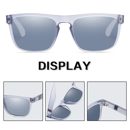 Ravenisa Square Vintage Polarized Sunglasses