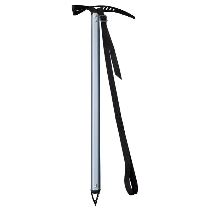 Outdoor Camping Ice Axe – 70cm Lightweight Aluminum Alloy Mountaineering Pick