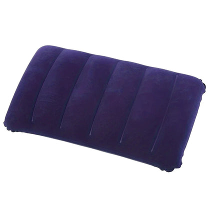 1pc Inflatable Square Pillow Outdoor Camping Business Travel Neck Pillow Portable Comfortable Pillow Cushion