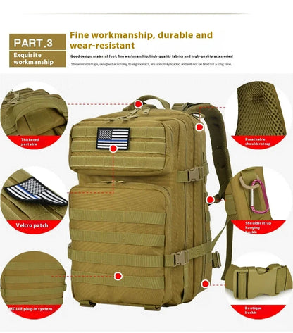Climbing Outdoor Camouflage Backpack Men Bag Sports Travel Backpack Men Tactical Backpack Large Capacity Men Bags