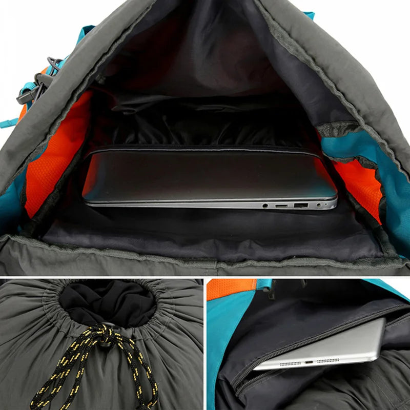65L Outdoor Mountaineering Backpack – Large Capacity Waterproof Hiking & Camping Travel Bag
