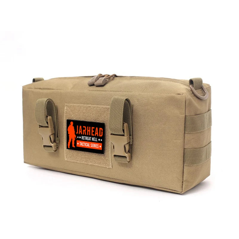Tactical Pouch Molle EDC Nylon Waterproof Hunting Bag Sports Fishing Waist Pack Travel Camping Hunting Cross-body Shoulder Bag