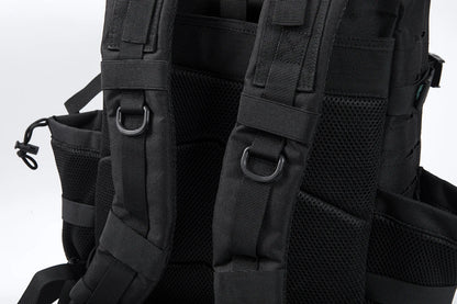 45L Tactical Backpack For Men With MOLLE Webbing System Outdoor Survival Gym Fitness Hiking Camping Backpack Dual Cup Holders Large Capacity Rucksack For Wilderness Trip Travel Daily Work Commute Outdoor Camping Activities Ge