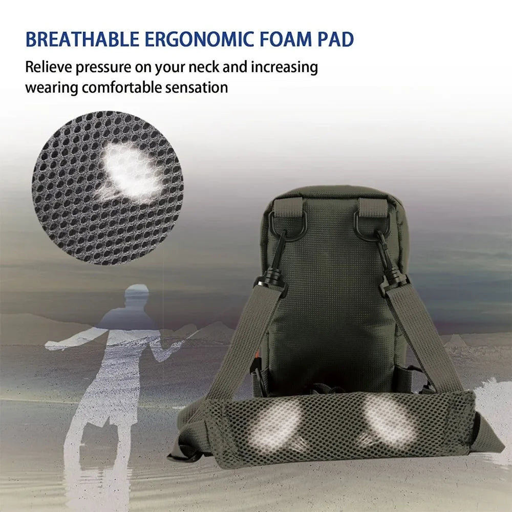 MAXCATCH Canvas Fly Fishing Chest Pack