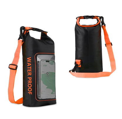 2L/5L PVC Swimming Waterproof Bag,Mobile Phone Waterproof Dry Bag for Trekking Drifting Rafting Surfing Boating Storage Bag