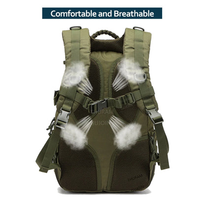 38L Tactical Backpack Style, Large Capacity Waterproof Outdoor Rucksack with MOLLE System, Hiking Camping Travel Bug Out Bag