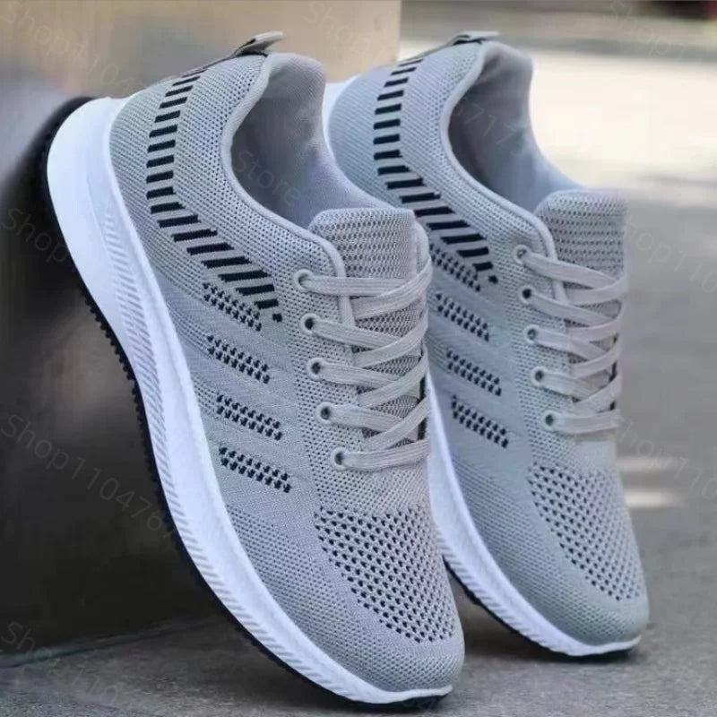 Men’s Spring Running Shoes – Wear-Resistant Lightweight Casual Sneakers with Soft Sole