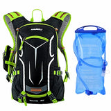 18L Cycling Backpack MTB Bicycle Bag with Rain Cover Breathable Riding Camping Hydration Bike Backpack Hiking Reflective Bags