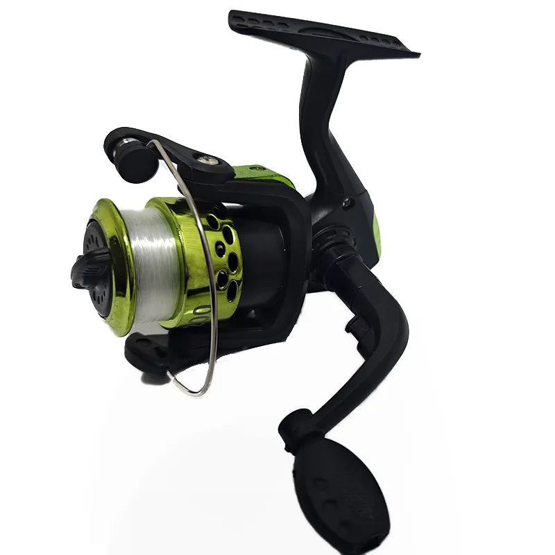 5.2:1 Ultralight Folding Fishing Reel Spinning Reel With 60m Large Fishing Line Diameter Line Roller Casting Wheel Vessel Bait