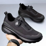 Men’s Outdoor Sneakers 2025 – Thick Sole Breathable Casual Hiking Shoes