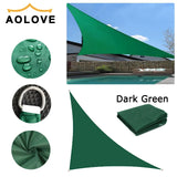 Waterproof Sun Shelter Triangle Sunshade Protection Outdoor  Cover Garden Patio Pool Shade Sail Awning Camping Sun Shade 420D
