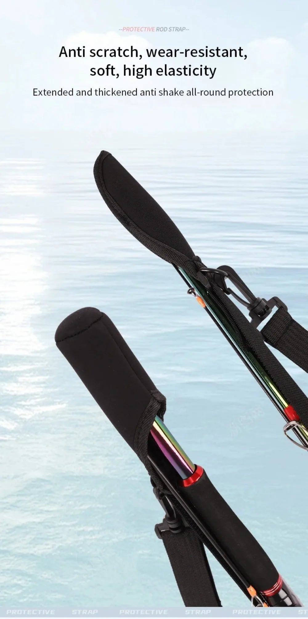 Adjustable Fishing Rod Shoulder Belt
