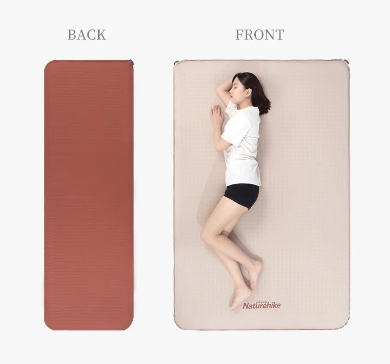Naturehike 2025 New Air Mat Ultralight Elasticity Sponge Automatic Inflatable Mat Portable Folding Outdoor Camping Air Mattress