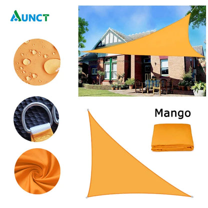 Waterproof Sun Shelter Triangle Sunshade Protection Outdoor  Cover Garden Patio Pool Shade Sail Awning Camping Sun Shade 420D