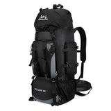 90 liters waterproof hiking camping mountaineering backpack, large capacity outdoor travel bag, backpacking sports equipment