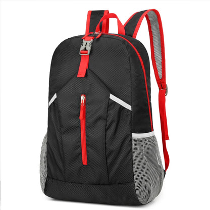 Outdoor Sports Shoulder Bag Ultra-light Large Capacity Folding Backpack Mountaineering Top Pack Suitable for Hiking, Cycling