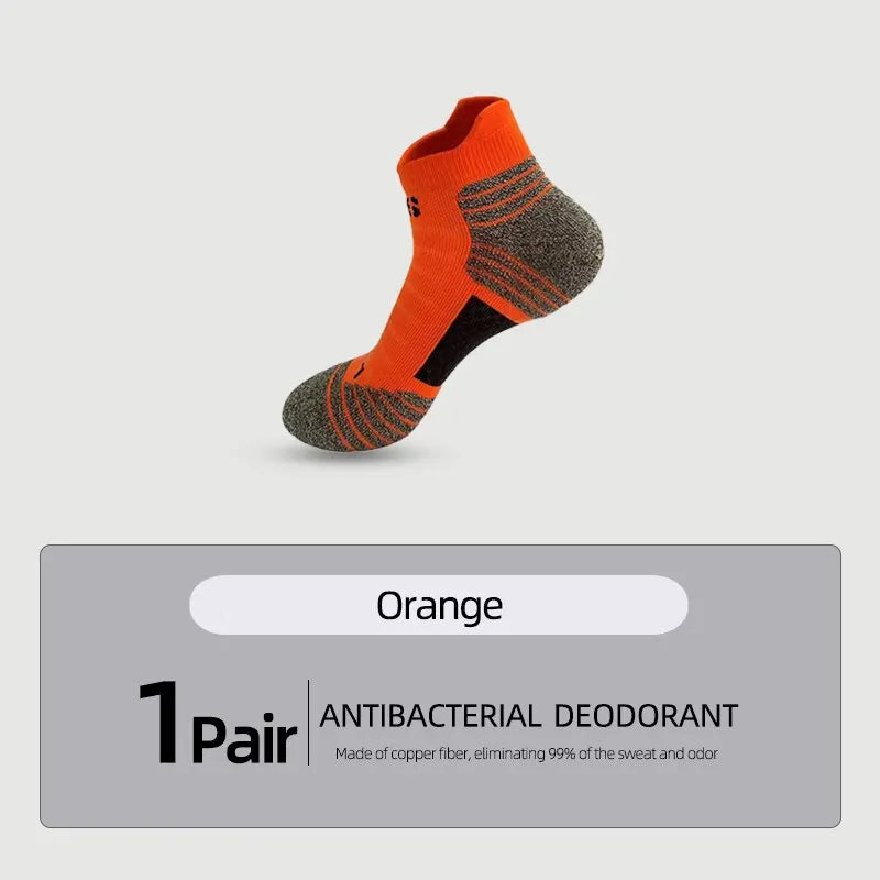 Nano Copper Fiber Deodorant Antibacterial Men Socks Running Climbing Summer 2025 MTB Cycling Bicycle Basketball Sports Sock