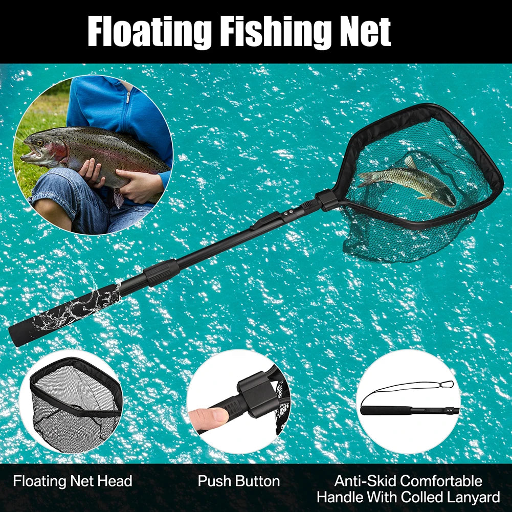 Telescopic Floating Landing Net (55-190cm)