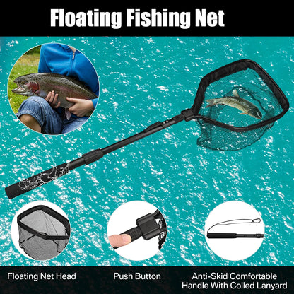 Telescopic Floating Landing Net (55-190cm)