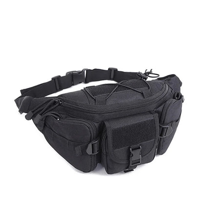 HOMEFISH Outdoor Waist Bag Men's Tactical Waterproof Molle Camouflage Hunting Hiking Climbing Nylon Mobile Phone Belt Pack