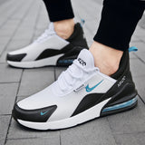Men’s Leather Running Shoes – Air Cushion Sports Sneakers, Casual Walking & Jogging Trainers, Big Sizes 45-47