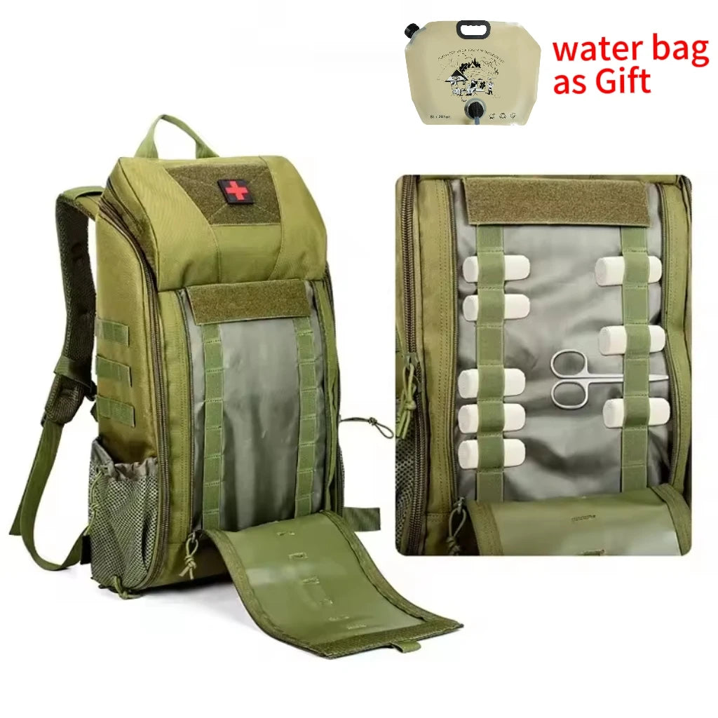 Outdoor Medical Backpack Large Capacity Camping Mountaineering Backpack Emergency Bag Multi-functional Tactical Storage Bag