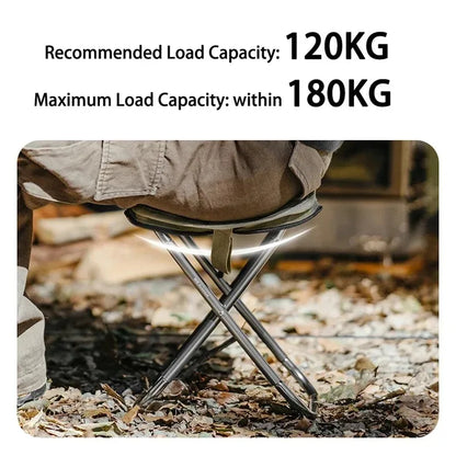 Naturehike Folding Stool for Outdoor Leisure Portable Lightweight Aluminum Chair High Load Travel Camping Foldable Fishing Chair