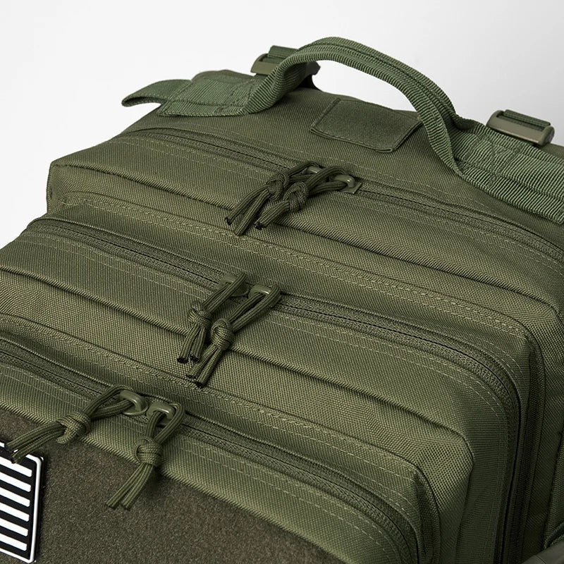 45L Tactical Backpack Molle System Men's Outdoor Hiking Rucksack with Bottle Holder EDC GYM Hunting Bag for Survival