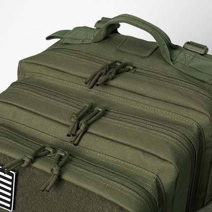 45L Tactical Backpack Molle System Men's Outdoor Hiking Rucksack with Bottle Holder EDC GYM Hunting Bag for Survival