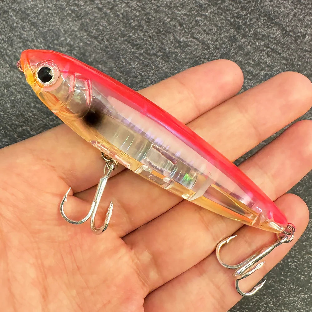 GOBAIT Floating Pencil Topwater Lure, 10cm Walk-the-Dog