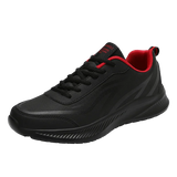 Men’s Waterproof Leather Running Shoes – Anti-Slip Wear-Resistant Walking & Sport Sneakers