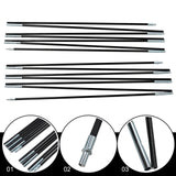 1 Pair Camping Tent  Rods Fiberglass Camping  Tent Pole Bars Outdoor Support  Rods Awning Frames Replacement  Kit Accessories