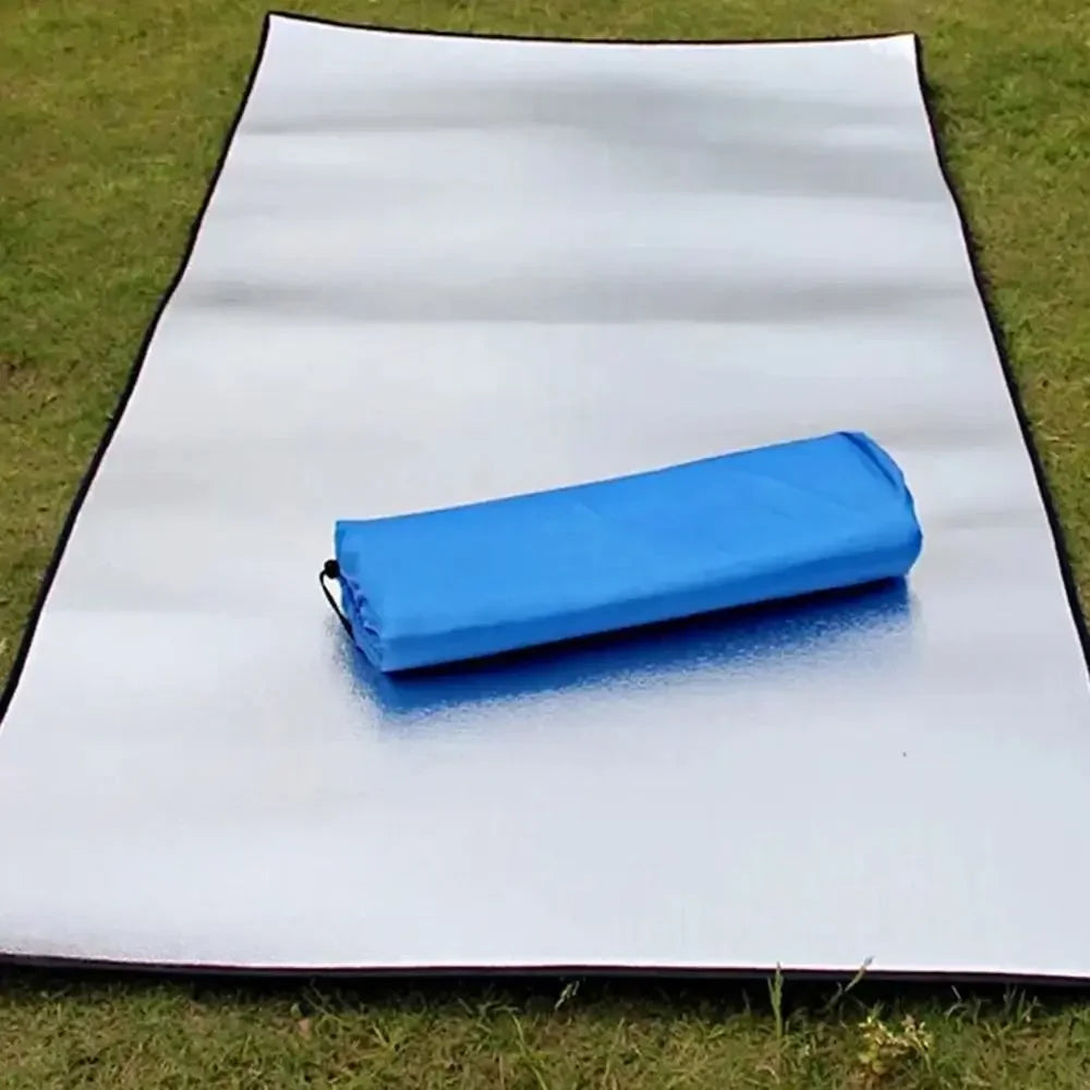 New Thermal Camping Mat Ultralight Waterproof Insulation Foam Foil Mat Tent Footprint Reflecting Heat Sleeping Pad Outdoor