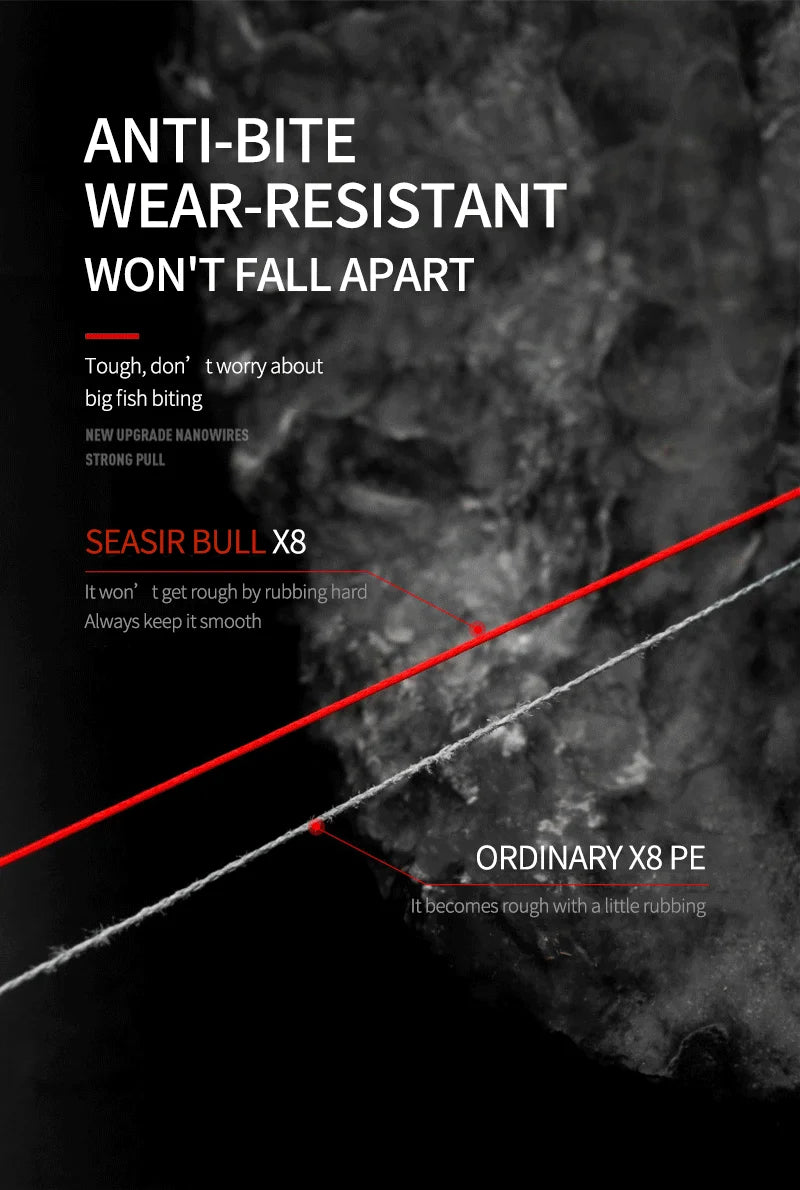 Seasir RedBull 8-Strand PE Braid 150m
