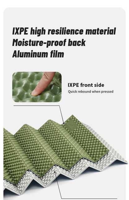 Naturehike 2024 New Camping Mat Winter Warm Moisture Proof Ultralight Sleeping Pad 4 Season Widen Hiking Travel 1-2 Person Mats