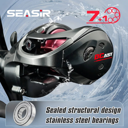 SEASIR DCAST Digital Control Baitcasting Reel with Smart Brake