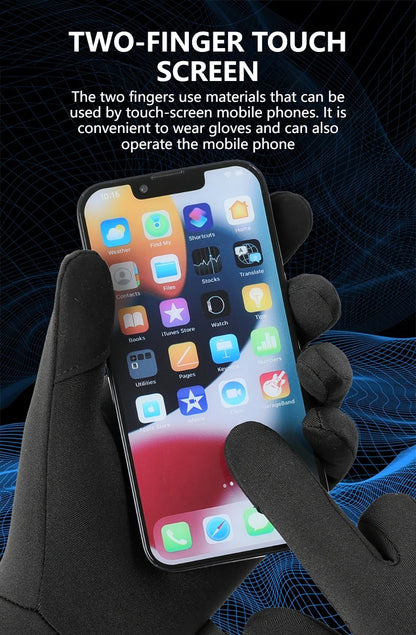 KoKossi Winter Waterproof Cycling Gloves Anti-Slip Thermal Gloves Touch Screen Running Cycling Driving Ski Hiking Warm Glove