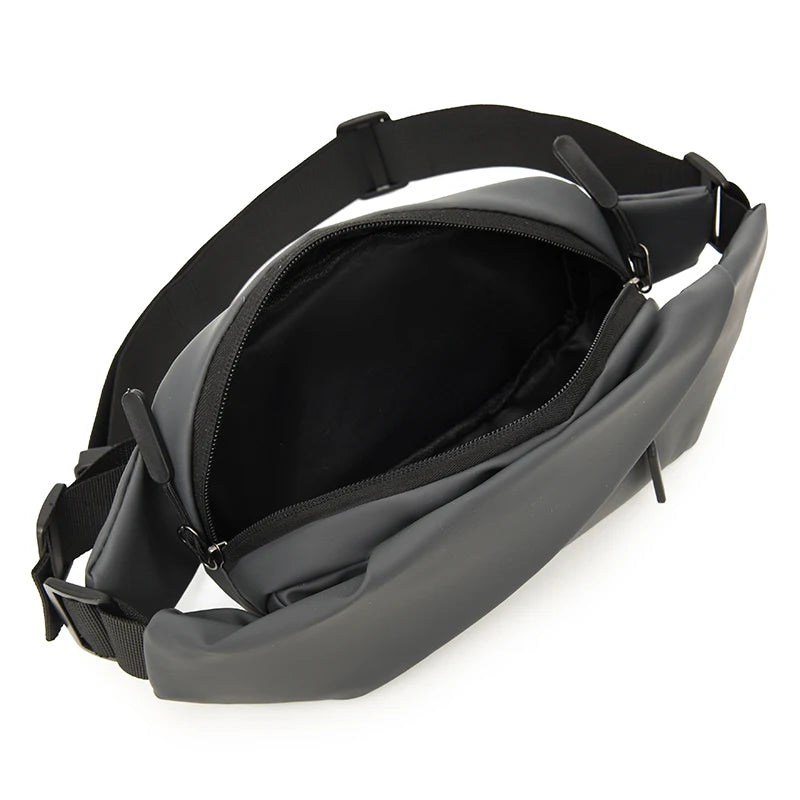 Men Minimalist Outdoor Sports Running Jogging Waist Bag Man Waterproof Fanny Pack Stylish Cross Body Belt Bag Waist Bag for Men