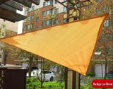 Triangle Sun Shade Sail Permeable Canopy Sand for Patio Garden Yard Deck Pergola Encrypt Breathable Outdoor Canopy Sunshade Net