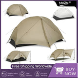 2 - Person Ultralight Backpacking Tent: Mongar UL 2 with 20D Waterproof Fabric,Ideal for Hiking, Survival,and Camping Adventures