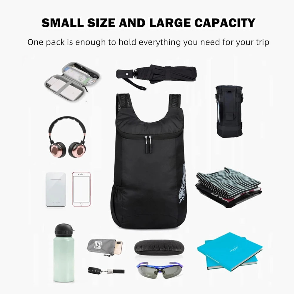 1PCS Lightweight Packable Backpack - Foldable Backpack Small Daypack Hiking Backpack Water-Resistant Day Bag for Travel