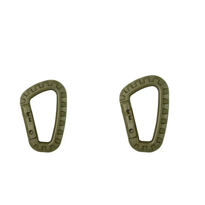1/2/3/4/6pcs Tactical Carabiner Carabina Karabiner Clip Plastic Cadet Hiking Camping