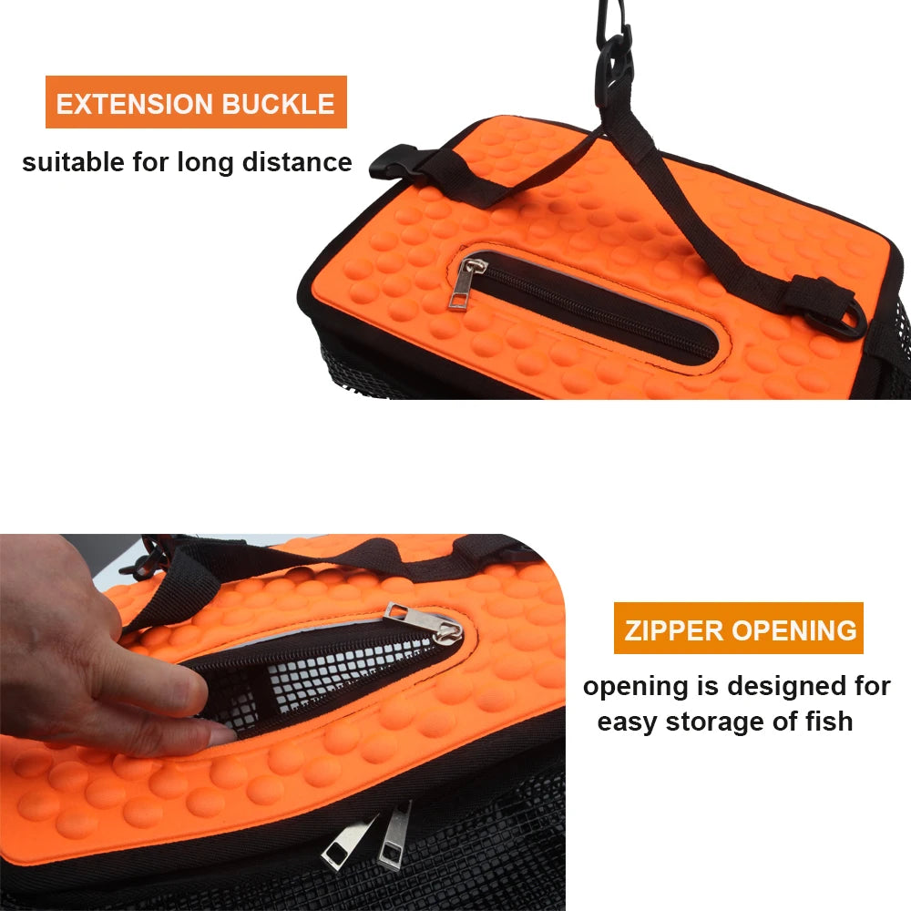 Floating Collapsible Fish and Minnow Basket