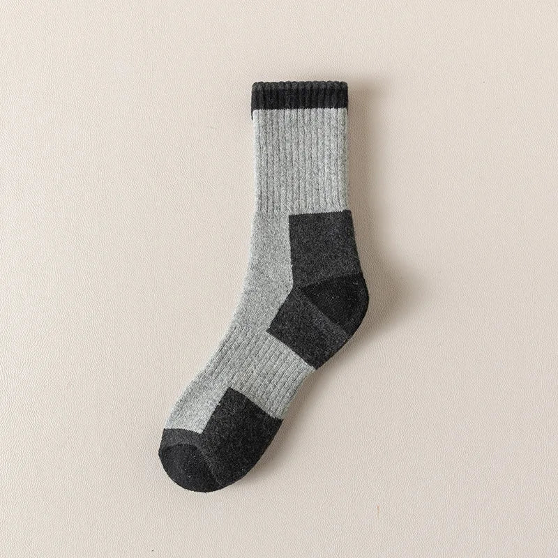 Winter Merino Wool Socks Thickened Warm Moisture Wicking Hiking Socks Men Women Thermal Breathable Durable Cycling Outdoor Socks